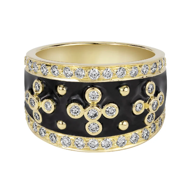 radiant-cut rings for women -Ring - Diamond (enamel)