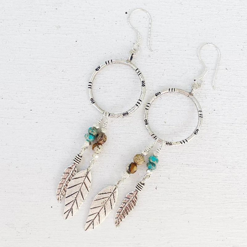 silver earrings for women -BOHEMIAN SPIRIT EARRINGS