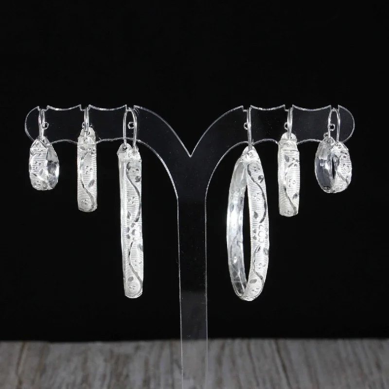 large statement earrings for women -Caribbjou Grapevine  Hoop Earrings