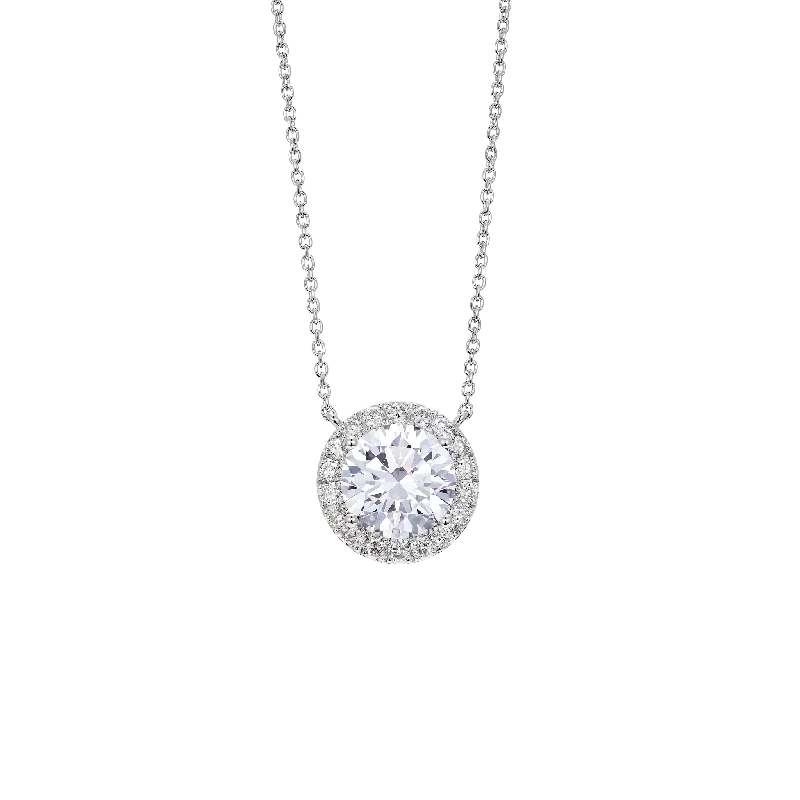 crystal necklaces for women -The Halo Pendant