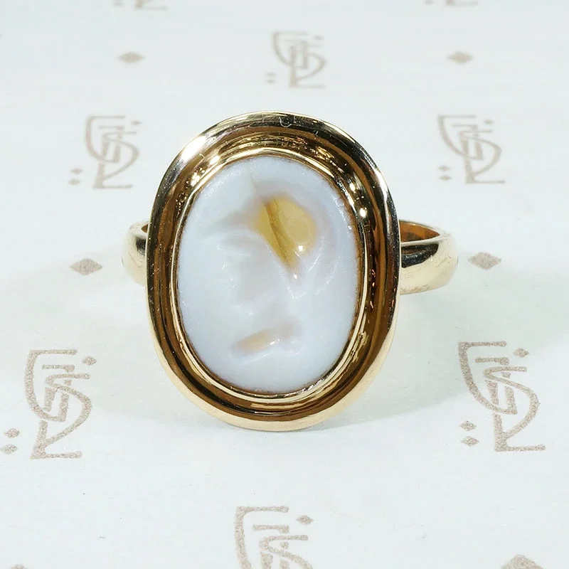 trendy rings for women -The Centurion: An Ancient Intaglio Ring