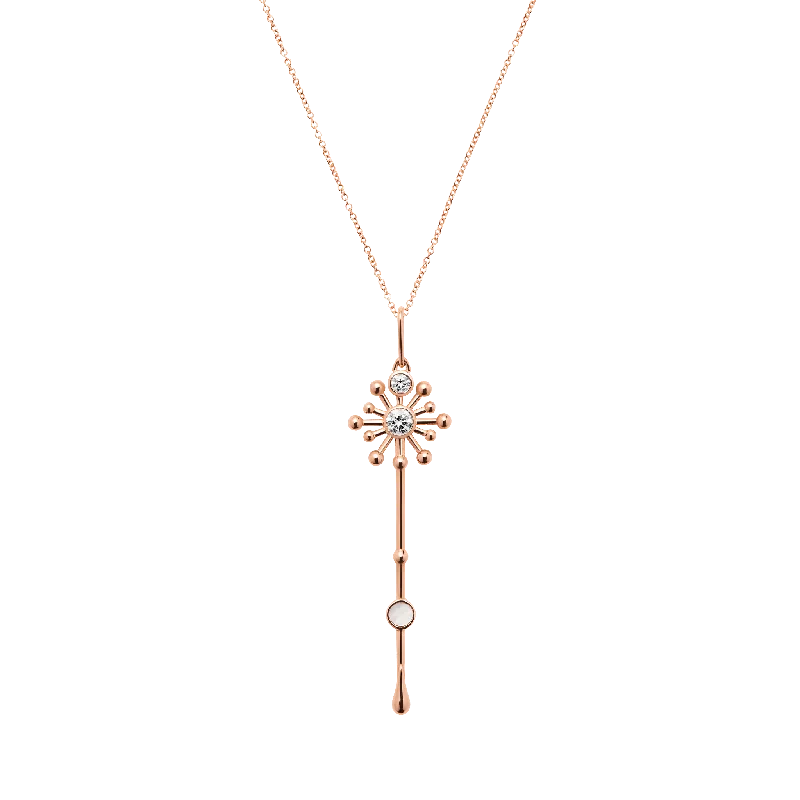 classic pearl necklaces for women -The Roseate x Lightbox Light Wand Pendant