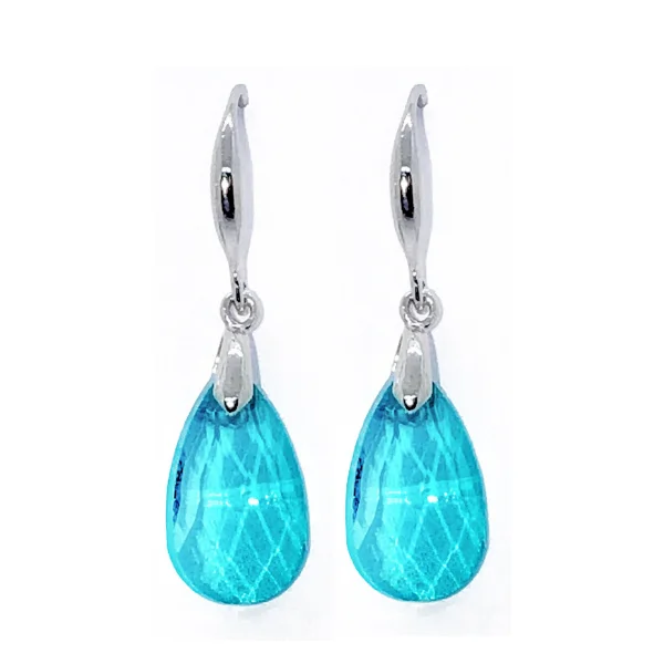 bridal drop earrings for women -Prism Austrian Crystal Drop Earrings for Women