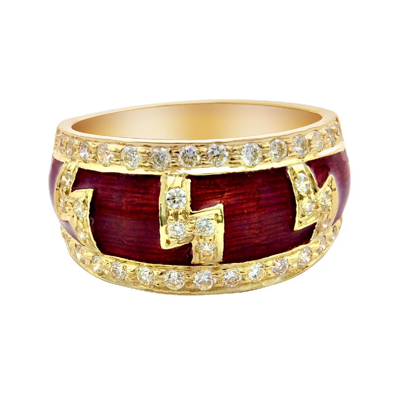 diamond rings for women -Ring-Diamond (Enamel)