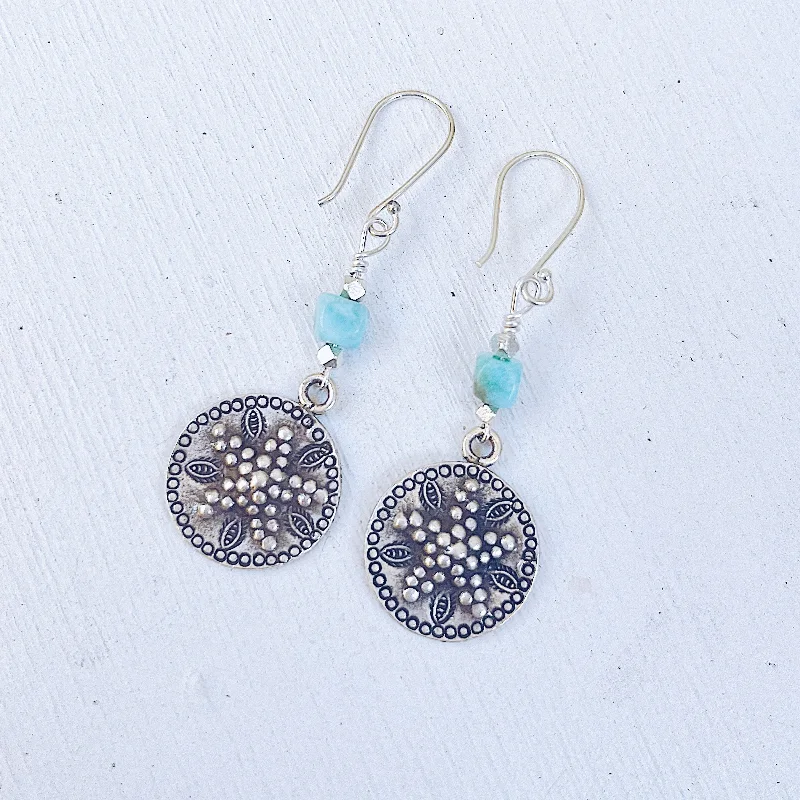 butterfly earrings for women -LARIMAR OCEAN DROP EARRINGS