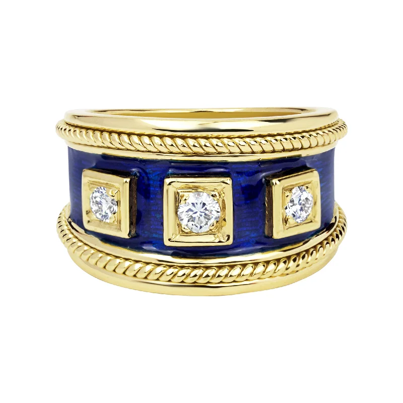 luxury diamond wedding rings -Ring - Diamond (enamel)