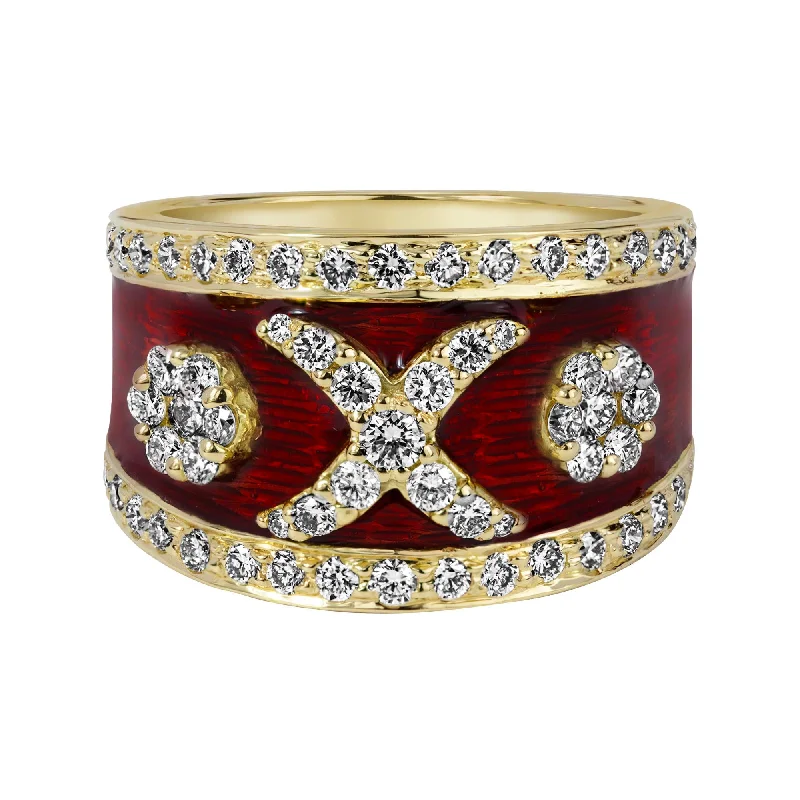 infinity wedding bands for women -Ring - Diamond (enamel)