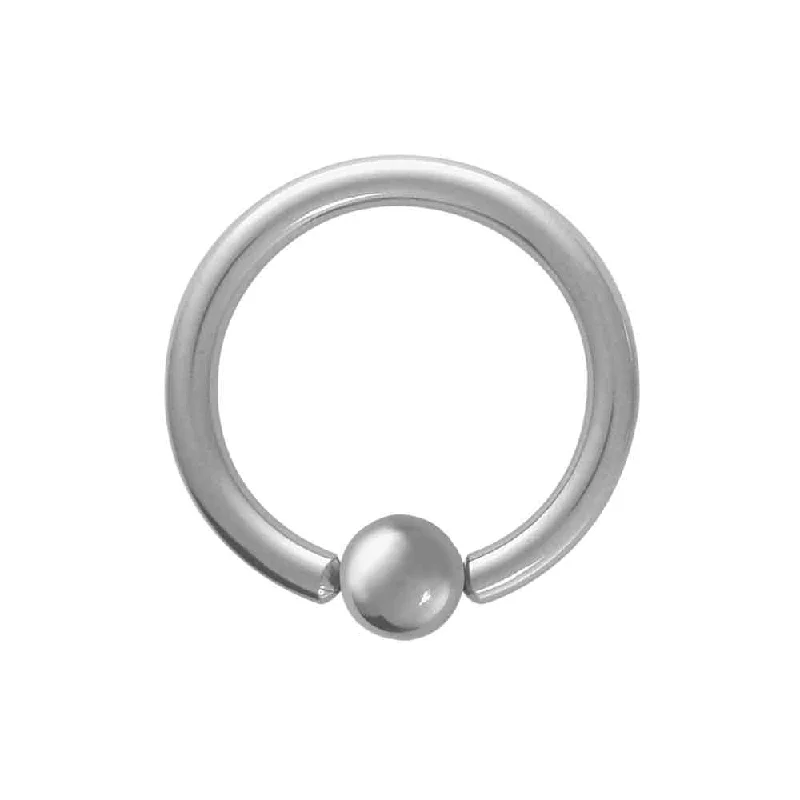 infinity wedding bands for women -Captive Bead Ring Surgical Steel