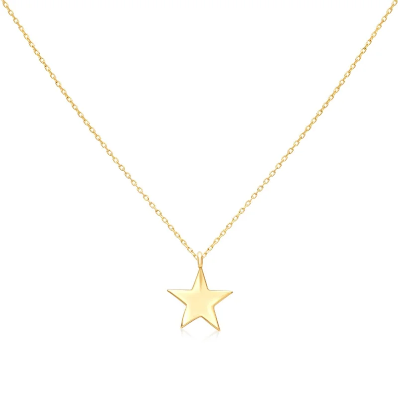 fashion statement necklaces for women -Lucky Star Necklace