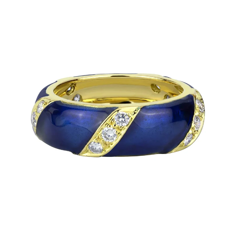 wedding rings for women -Ring - Diamond (enamel)