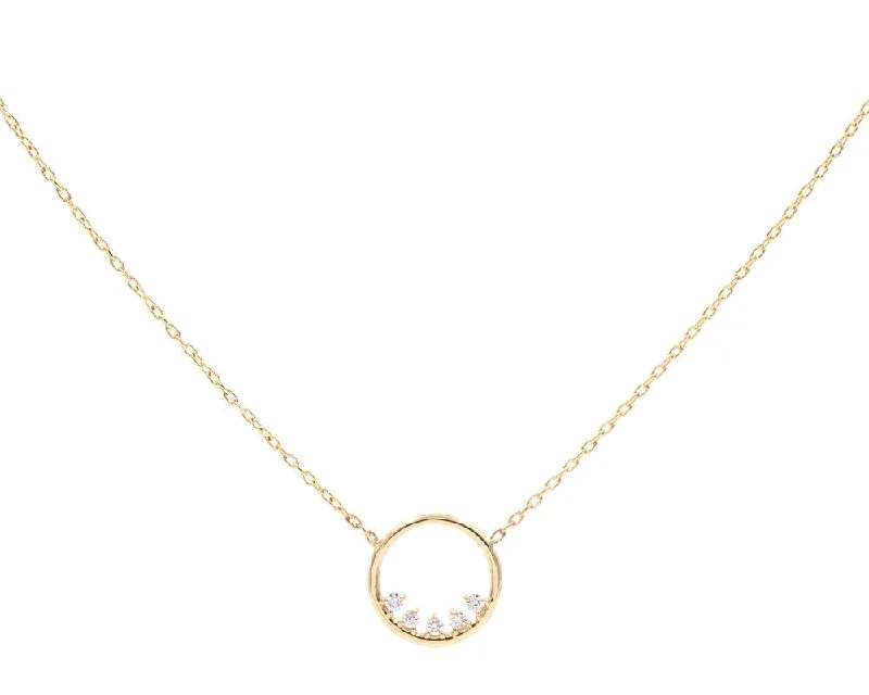 unique necklaces for women -Dorado Diamond Necklace