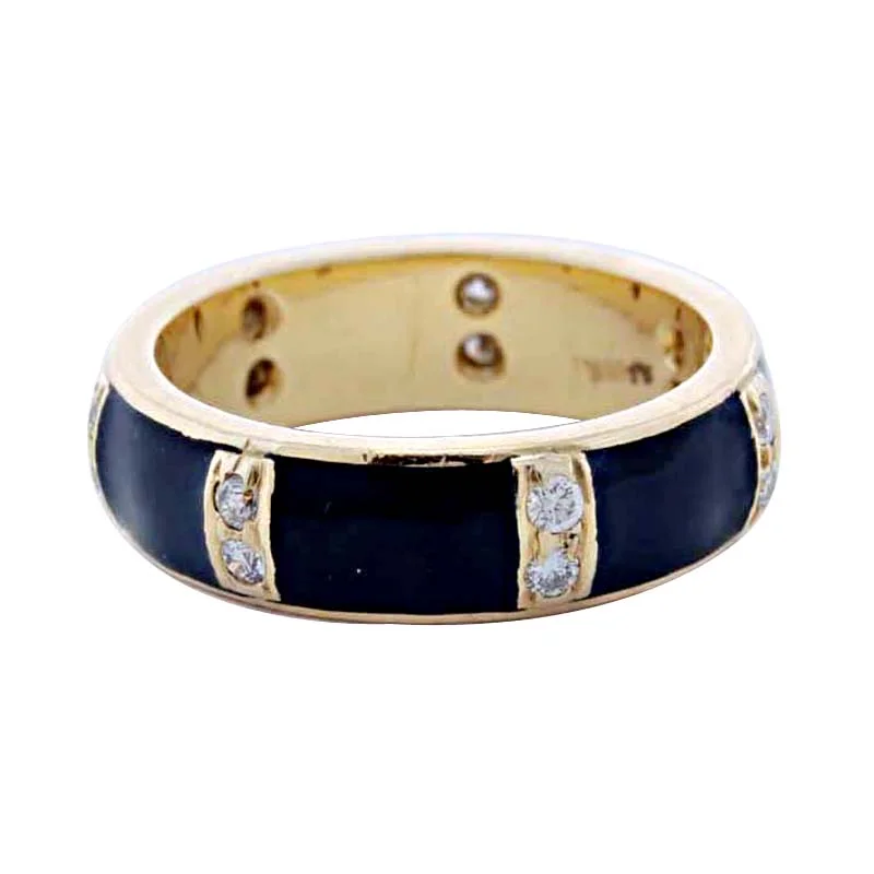 gold rings for women -Ring- Diamond (Enamel)