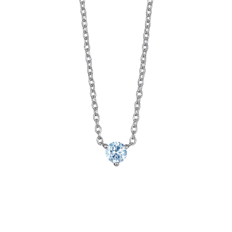 modern pendant necklaces for women -The Blue Mini Solitaire Pendant