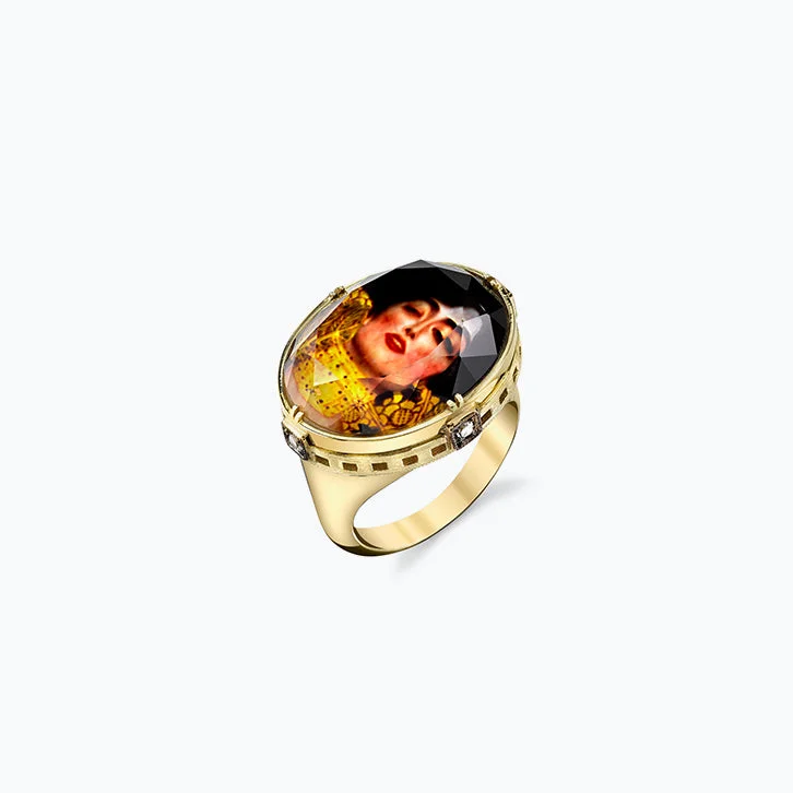 promise rings for women -Judith II by Gustav Klimt Spencer Portrait Ring