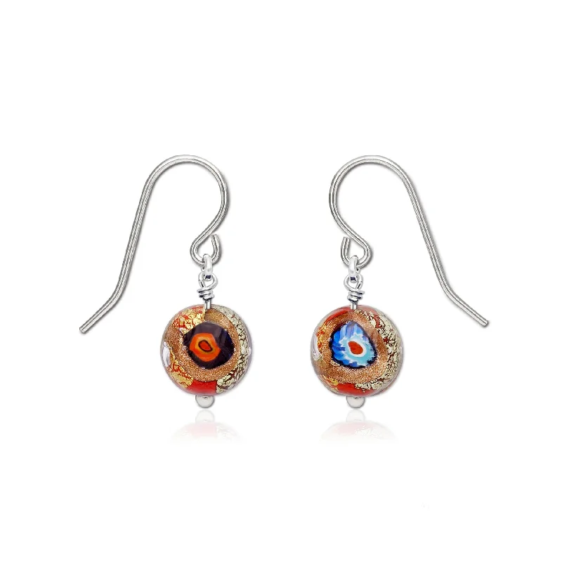 modern earrings for women -Red Drop Earrings - Special Edition