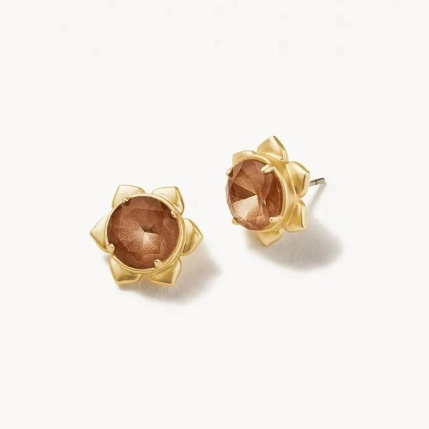 stud earrings for women -Magnolia Stud Earrings - Mother of Pearl or Rose