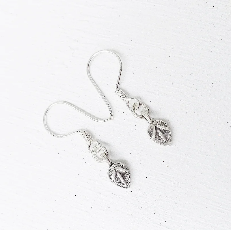 fashion earrings for women -TEAR DROP LOTUS EARRINGS