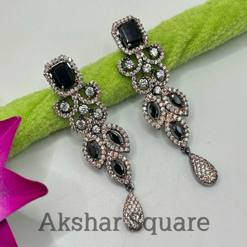 gemstone stud earrings for women -Party wear Victorian Earrings