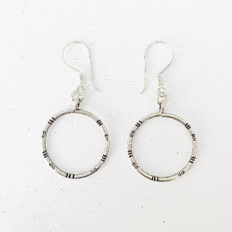 personalized earrings for women -Circle of Life Earrings