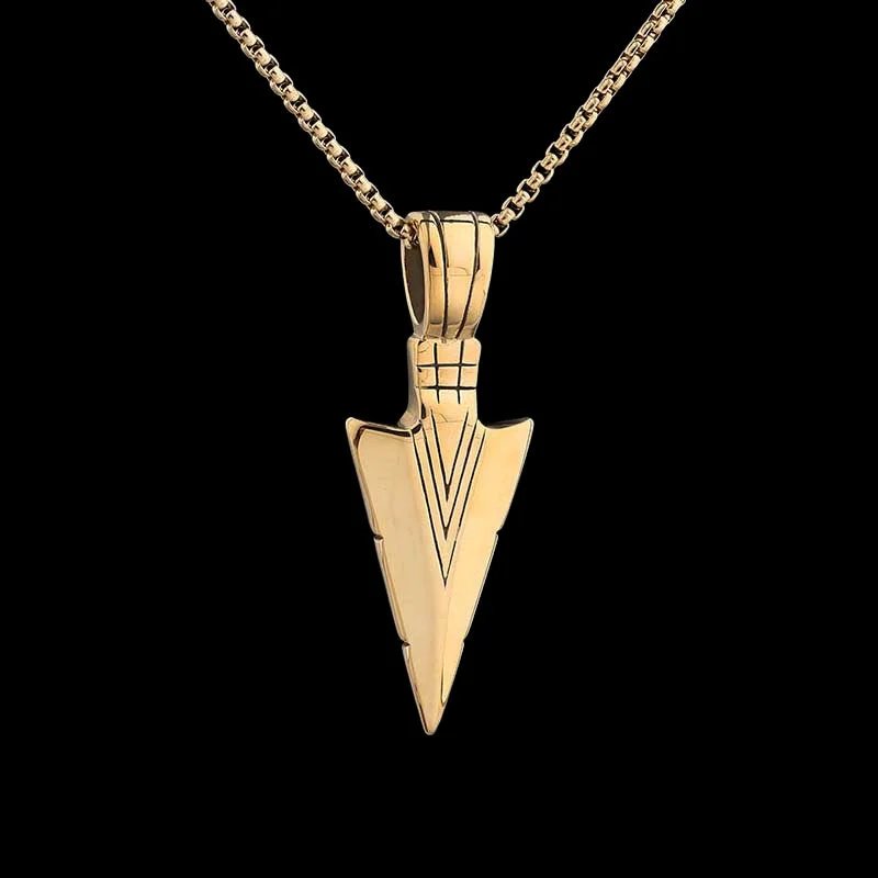 modern necklaces for women -ARROW. - GOLD