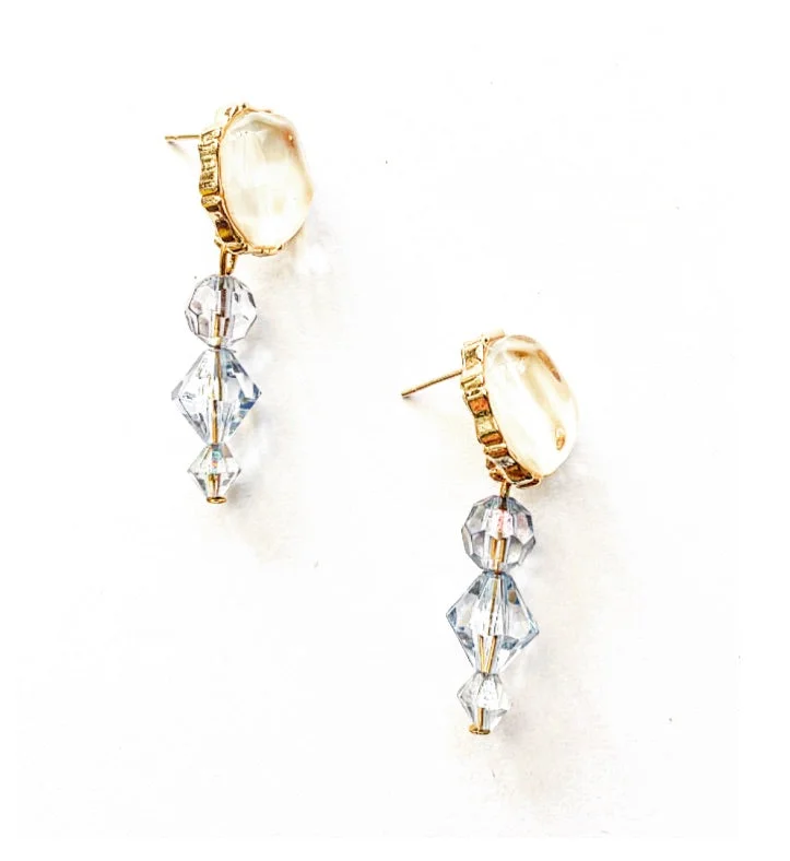 dazzling earrings for women -Regal Style Drop Earrings