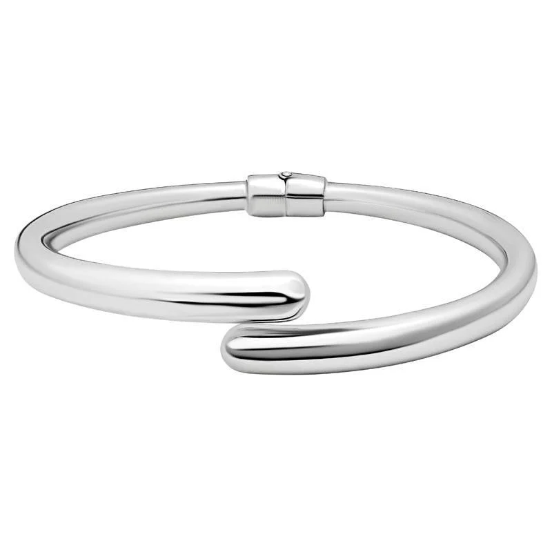 Bypass Hinged Bangle Bracelet