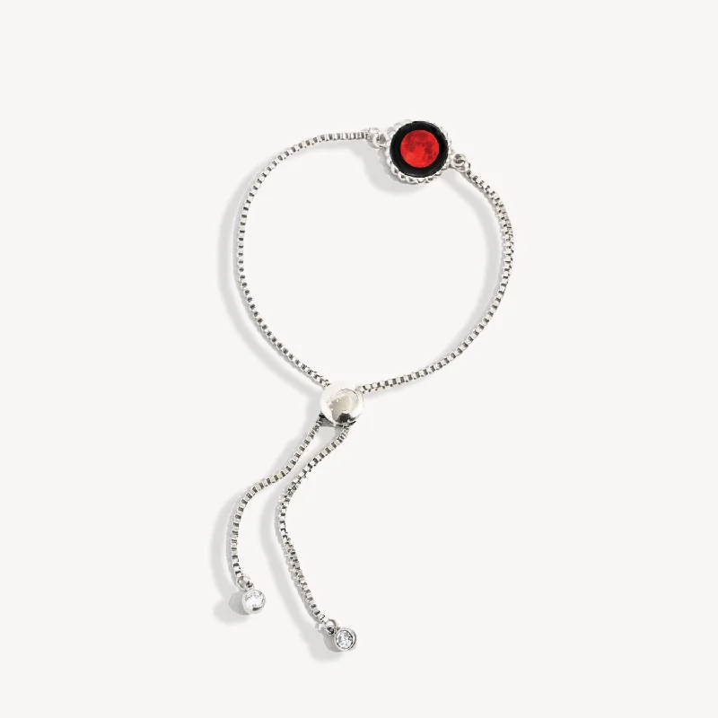 Lunar Eclipse Carina Twist Bracelet in Stainless Steel