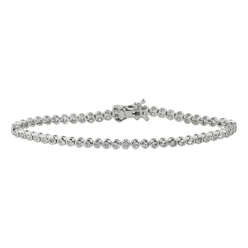 Mini Bezel Tennis Bracelet