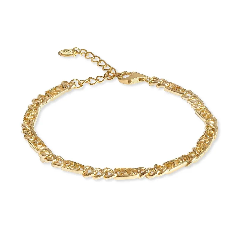 Ptera Signature Figaro Chain Bracelet