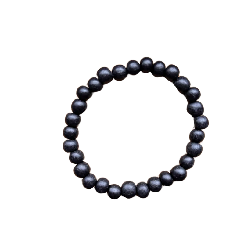 Black Wood 6mm Bracelet