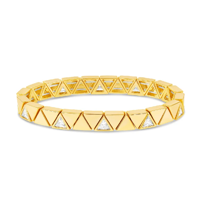 Diamond Triangle Stretchy Bracelet