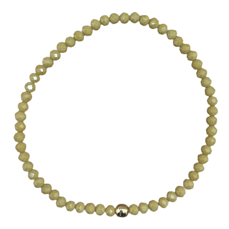 Oregon Faceted Rondelle 4mm Bracelet