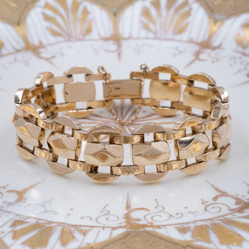 14 Karat Polished Retro Bracelet