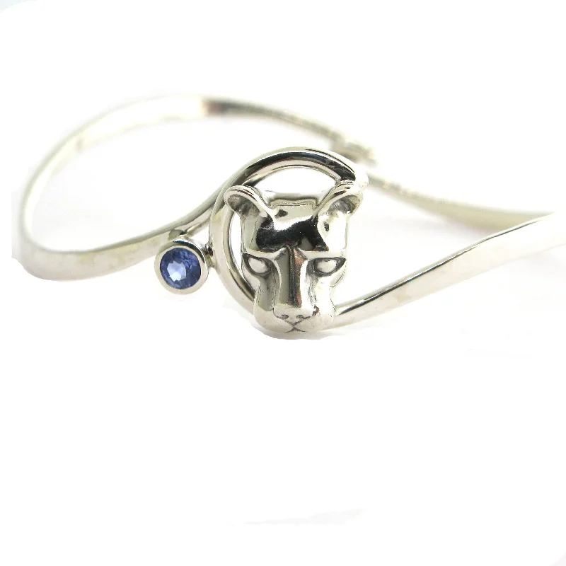 Curl Lion Head & Sapphire Bracelet