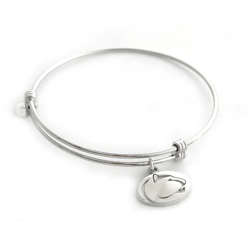 Expandable Sterling Silver PSU Charm Bracelet