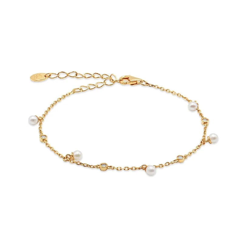 Nephelai Pearl Station Bracelet