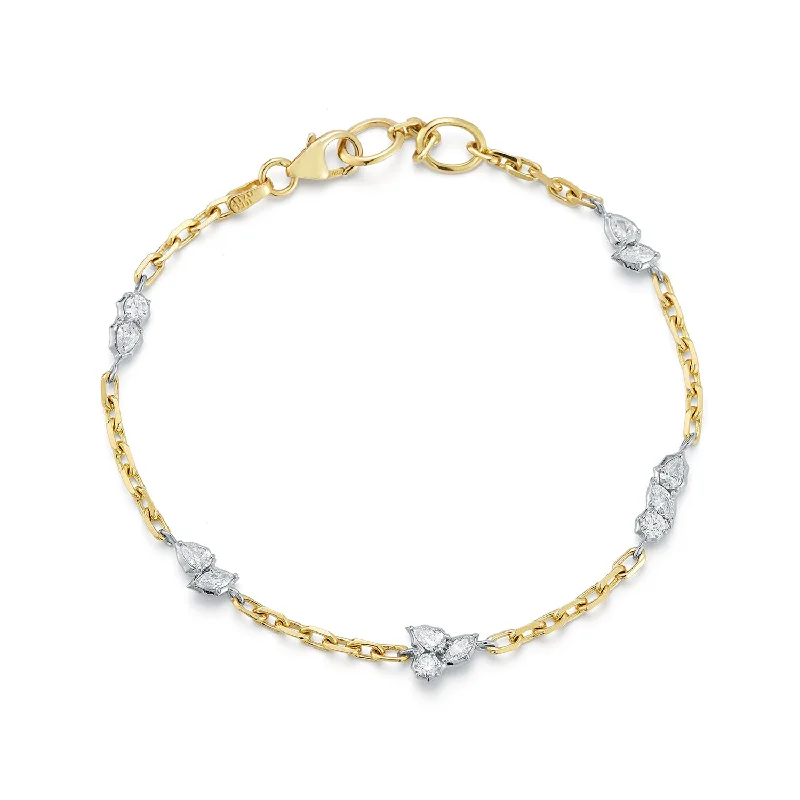 Posey Two-Tone Station Bracelet