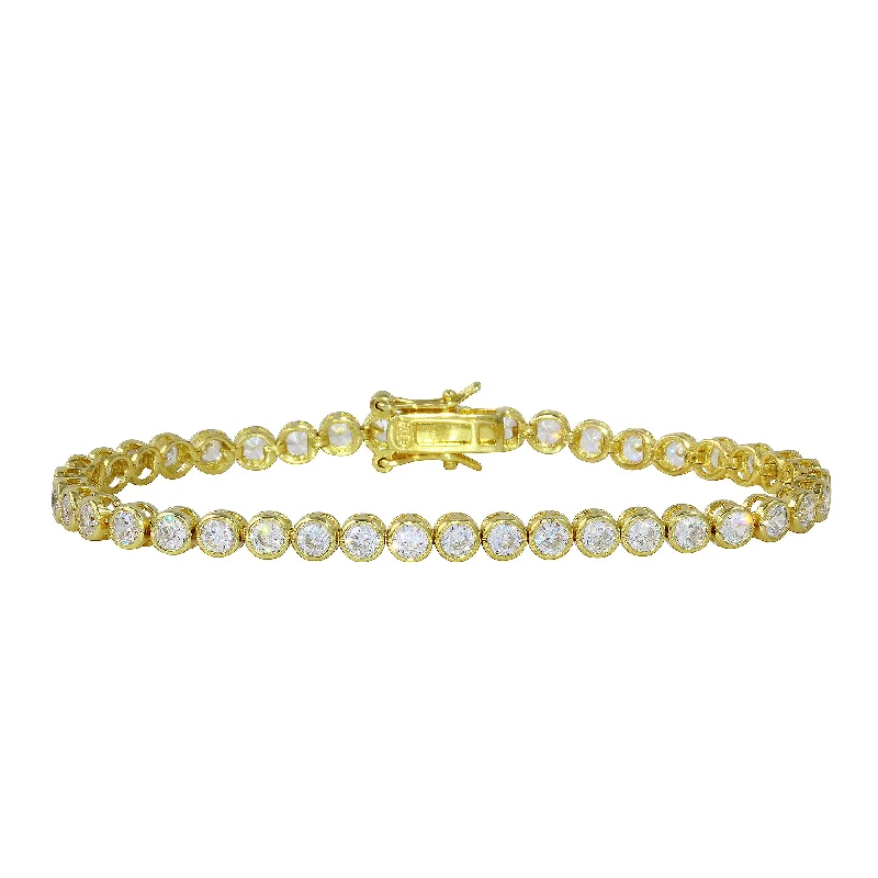 Diamond Bezel Tennis Bracelet